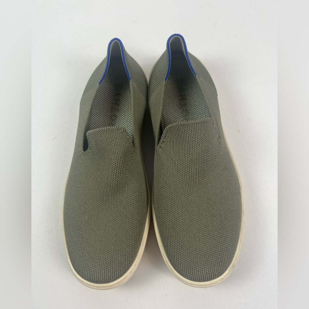 Rothy’s The Original Slip On Green Sneakers SIZE 8